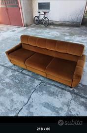Divano letto 3 posti con materasso