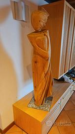 Statua in legno di cirmolo