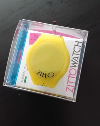 Orologio/braccialeZITTO nuovoMaiUsato bello giallo