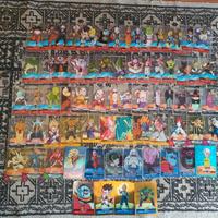 Lotto 72 carte dragonball dei succhi di frutta e a