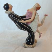 Pierrot e Ballerina Fabris Luigi 