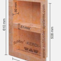 Nicchia per doccia KERDI-BOARD-N Schluter