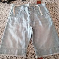 PANTALONI CORTI JEANS UOMO RAGAZZO BENETTON
