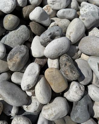 CIOTTOLI DI FIUME DEL PIAVE 5/6 CM COLORE MISTO