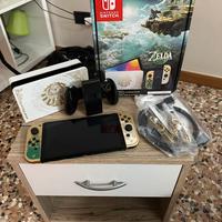 Nintendo switch + 2 giochi e custodia zelda