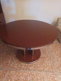 tavolo rotondo allungabile  anni 70