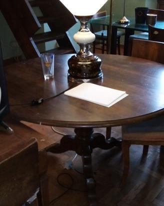 Tavolo legno tondo