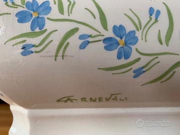 Vaso vintage dipinto a mano