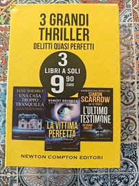 tre libri thriller