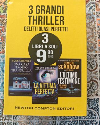 tre libri thriller