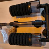 Filtro per acquari a doppia spugna 