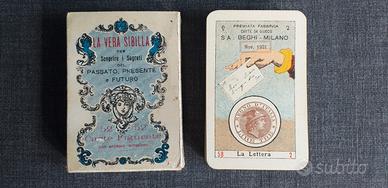 Carte Marsigliesi e carte della Sibilla - Collezionismo In vendita a Venezia