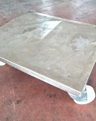 base inox carrellata usata