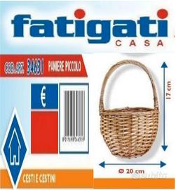 Paniere vimini piccolo fatigati