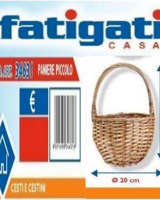 Paniere vimini piccolo fatigati