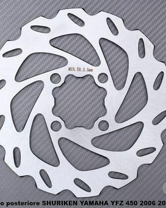 Disco posteriore SHURIKEN YAMAHA YFZ 450 2006 2025