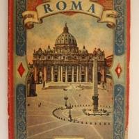 Cartolina vintage roma ricordo di roma libretto