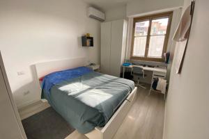 Camera singola ammobiliata con letto matrimoniale