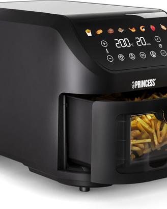 Princess SlimFry Airfryer, 8L Capacità, 2000W, 8 P