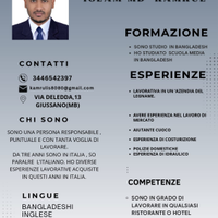 Aiuto Cuoco/ Lavapiatti/ Idraulico