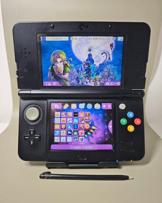 new Nintendo 3ds nero con giochi
