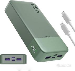 65W Power Bank, 20000mAh Laptop Caricatore Portati