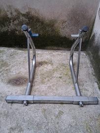 Cavalletto alza moto posteriore universale