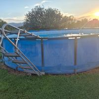 Piscina Bestway Steel Pro Max circolare 5,50m