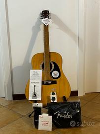 Chitarra kit chitarra acsut Dread nought Fender.