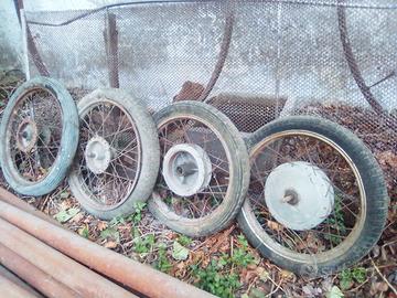 Ruote moto Guzzi d'epoca