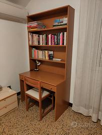 CAMERETTA PER RAGAZZI IN LEGNO COLOR NOCE