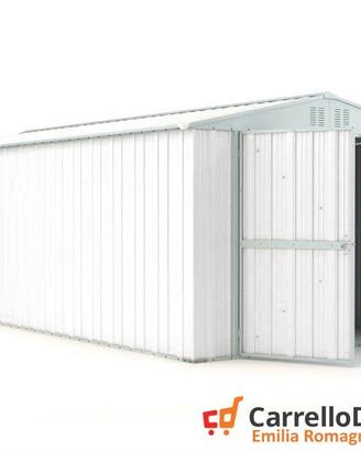 Box garage auto in Acciaio 327x611cm 19mq bianco