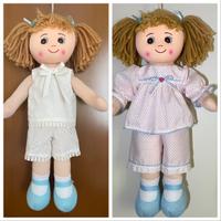 Bambola di stoffa con Vestitini