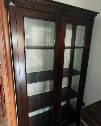 vetrina in legno 
