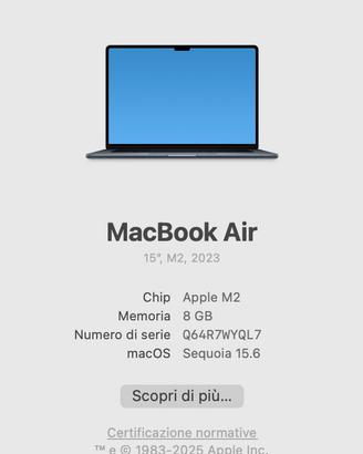 Macbook Air 15”