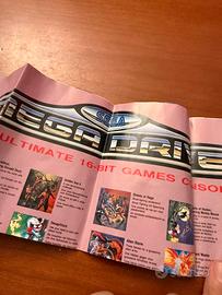 POSTER CATALOGO VINTAGE Sega Mega Drive - Sonic