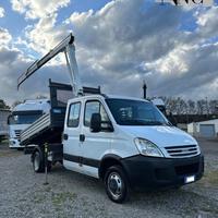 Iveco daily 35 doppia cabina ribaltabile con gru