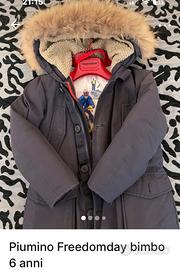 Piumino freedomday blu 6 anni