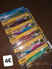 Esche perfette pesca Seppia Polipi e Calamari