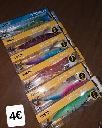 Esche perfette pesca Seppia Polipi e Calamari