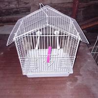 Gabbietta per uccellini in metallo