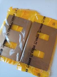 2 Placche Vimar Serie 8000 Bronzo (Art. 08636.BR)