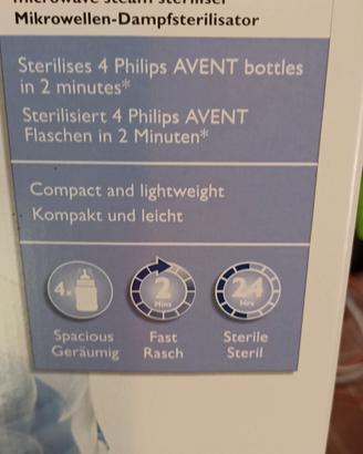 sterilizzatore per biberon e altro Philips 