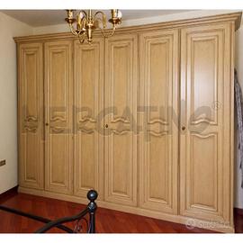 ARMADIO STILE VENEZIANO 6 ANTE LEGNO TAMBURATO TON