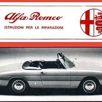Alfa Romeo vintage Manuale officina vari