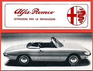 Alfa Romeo vintage Manuale officina vari