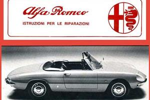 Alfa Romeo vintage Manuale officina vari