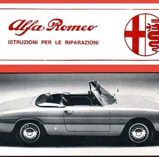 Alfa Romeo vintage Manuale officina vari