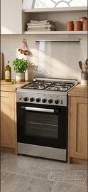 Stufa Forno con 4 fuochi a gas