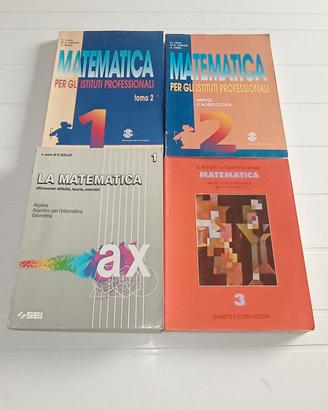 Matematica, quattro volumi nuovi.